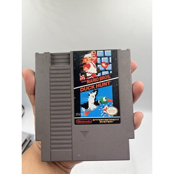 Super Mario Bros Duck Hunt (Nintendo NES, 1985) Cartridge Only - Picture 2 of 6